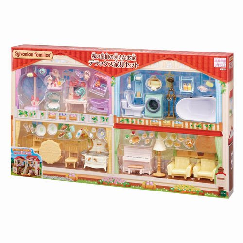 Epoch Se-213 Casa grande con techo rojo Juego de muebles de lujo 4905040156181