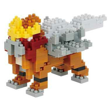 Kawada NBPM_090 Nanoblock Pokemon Entei 4972825221662