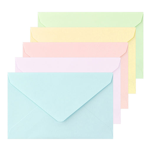 カラーレターセット 5色 便箋30枚+封筒10枚 91800-589 デザインフィル 4902805114271（10セット）