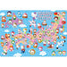 لغز الأطفال Tenyo MC-60-910 W هيا نتعلم خريطة اليابان مع Hello Kitty 4536906809103