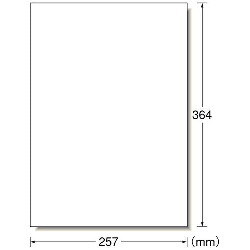 エーワン レーザーラベル 28432 B4  1面 100枚 4906186284325