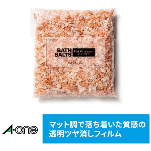 エーワン フィルムラベル 28793 透明ツヤ消 A4 10枚 4906186287937