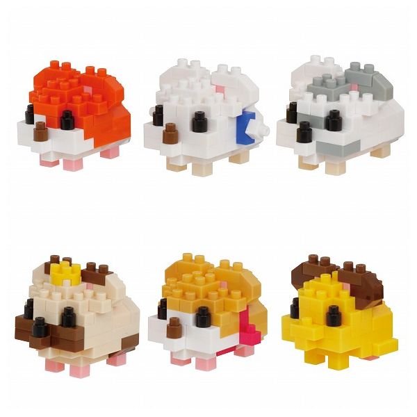 Kawada NBMC_33 Nano Bloque Mini Nano Tottoko Hamtaro 4972825223048