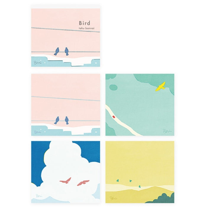 Bloc mémo paon BIRD 22-974 4961187229744 (5 jeux)