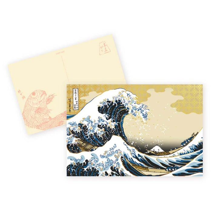 孔雀燙金明信片假名 25-447 4961187254470（5 套）