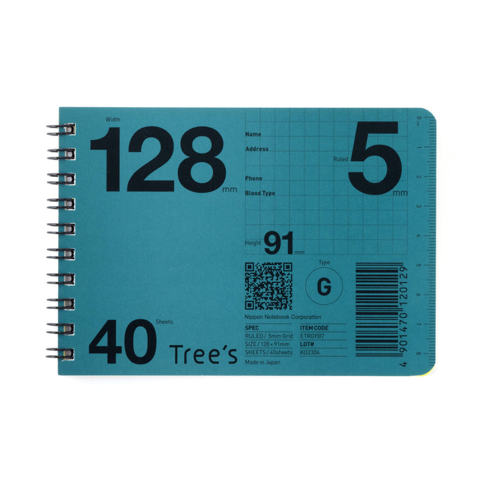 Japan Note Kyokutou TREESW Ring Memo B7 Yokohouga ETRGYB7 4901470120129 (5 ชุด)