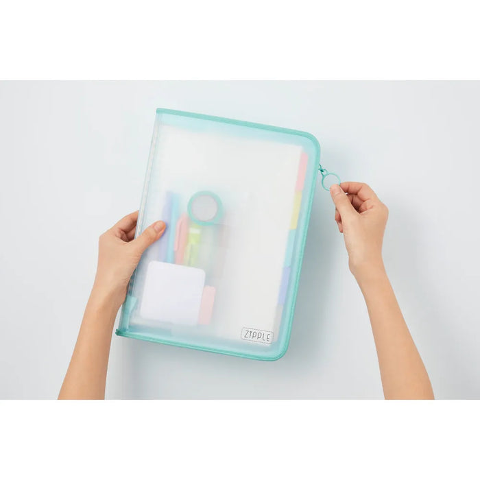 Maruman B5 Binder Zipple Mint F619-53 4979093619535 (2 sets)