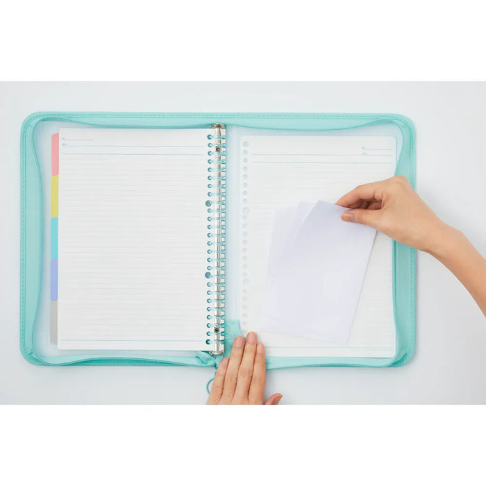 Maruman B5 Binder Zipple Mint F619-53 4979093619535 (2 sets)