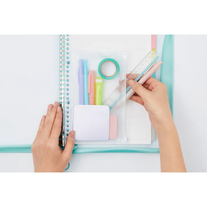 Maruman B5 Binder Zipple Mint F619-53 4979093619535 (2 sets)