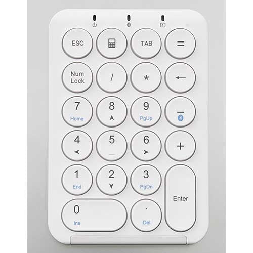 iClever Bluetoothワイヤレステンキー IC-KP08-WH 4582501582255