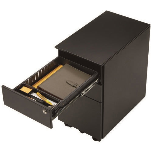 PLUS（プラス）オフィス家具 ワゴン シリンダー錠 FWGN-DY30K BKAL　4942646171309