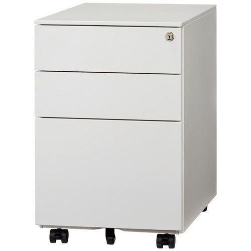 PLUS（プラス）オフィス家具 ワゴン シリンダー錠 FWGN-DY39K WHAL　4942646171330