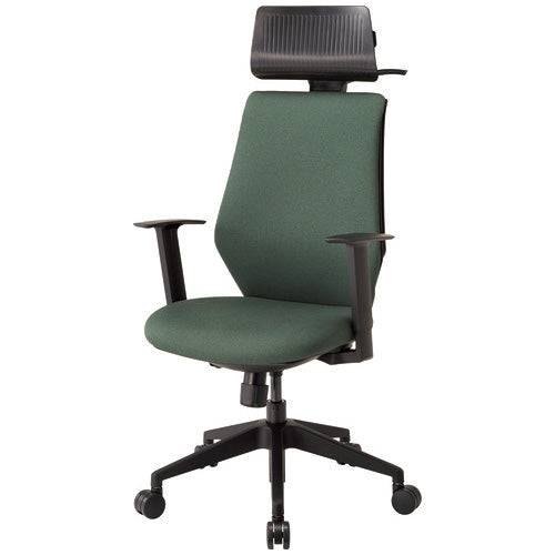 PLUS（プラス）オフィス家具 事務イス YC-R210B ダークグリーン　