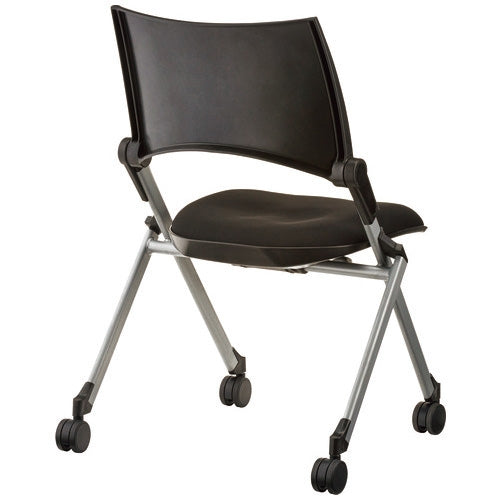 PLUS（プラス）オフィス家具 会議イス MCN23 ブラック 肘無　4942646171781