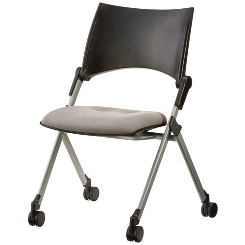 PLUS（プラス）オフィス家具 会議イス MCN23 グレー 肘無　4942646171798