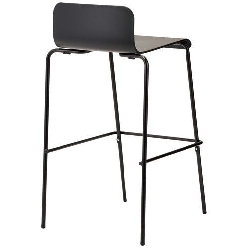 PLUS（プラス）オフィス家具 ハイチェア UB-4N ブラック脚　