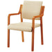 PLUS（プラス）オフィス家具 会議イス WF-C5ALN ベージュ 肘付 木製　4547345057727