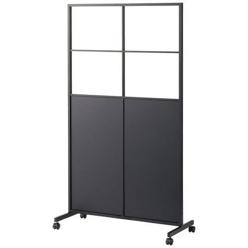 PLUS（プラス）オフィス家具 パネル WPS-1600 キャスター付 ブラック　4542883008965