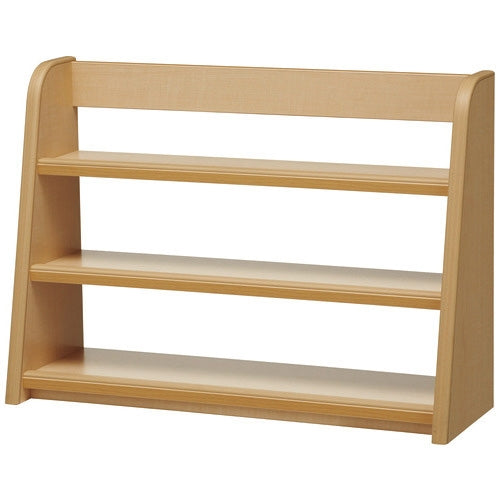 PLUS（プラス）オフィス家具 木製ラック壁付け収納棚3段 116187　