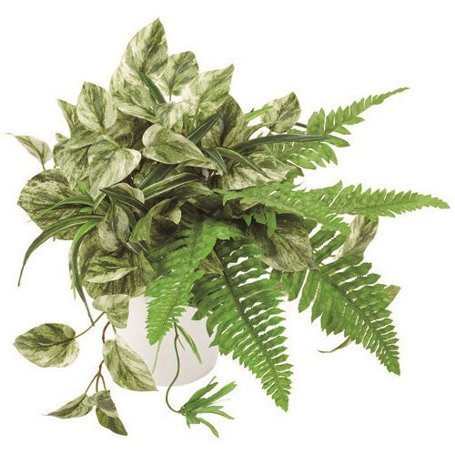 PLUS（プラス）オフィス家具 人工樹木 マーブルポトスMIX 92501　4940095925016