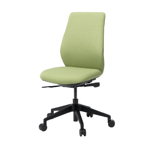 PLUS（プラス）オフィス家具 事務イス NC-R200 グリーン 布張り　4514974202897