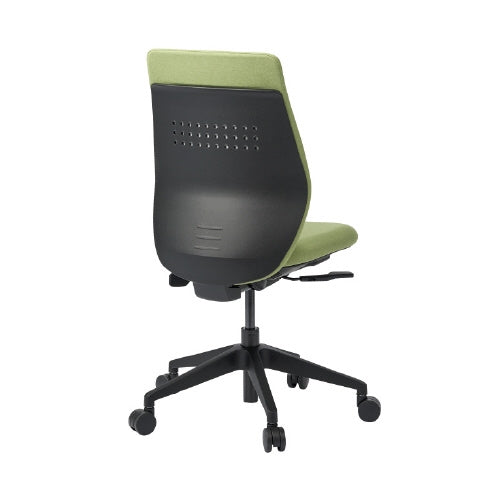 PLUS（プラス）オフィス家具 事務イス NC-R200 グリーン 布張り　4514974202897