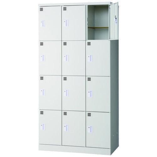 PLUS（プラス）オフィス家具 ロッカー JT-L12K-AJ 12人用アジャスター付　4510391528909