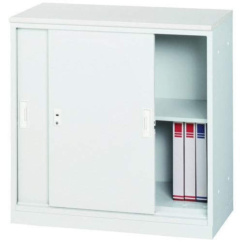 PLUS（プラス）オフィス家具 スチール引戸 2段窓下 MST073-SBT　