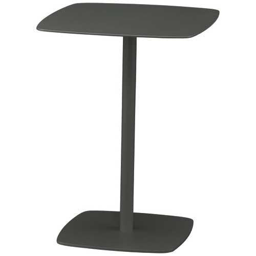 PLUS（プラス）オフィス家具 SEGIS　SLIMテーブル　530mm ダークグレー　