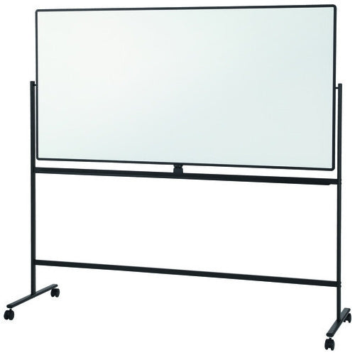 PLUS（プラス）オフィス家具 脚付両面ホワイトボード VS2-36DSP-BK　4904746156785