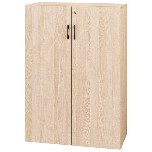 PLUS（プラス）オフィス家具 ローシェルフ 扉付き ナチュラル RFPSL-NA-D　