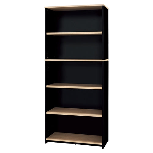 PLUS（プラス）オフィス家具 ハイシェルフ オープン ブラック RFPSH-NB　