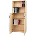 PLUS（プラス）オフィス家具 ハイシェルフ 下扉付き ナチュラル RFPSH-NA-BD　