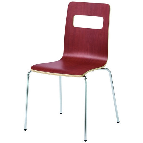 PLUS（プラス）オフィス家具 会議イス ALES-BR ブラウン　