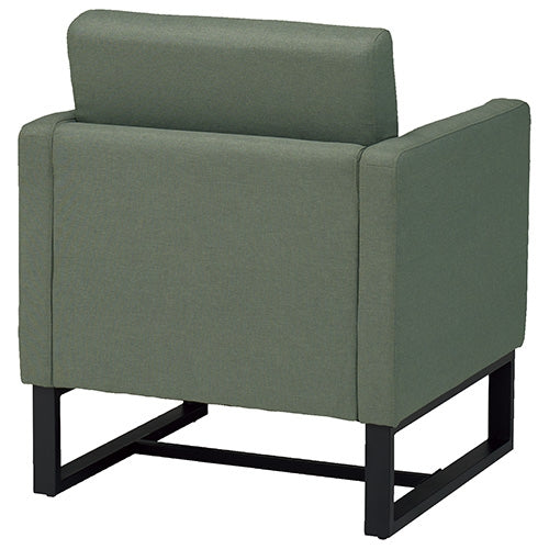 PLUS（プラス）オフィス家具 応接チェア RFSSF2-F1PGN グリーン 布 1人掛　