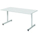 PLUS（プラス）オフィス家具 T字脚ミーティングテーブル TWK-1580W ホワイト　