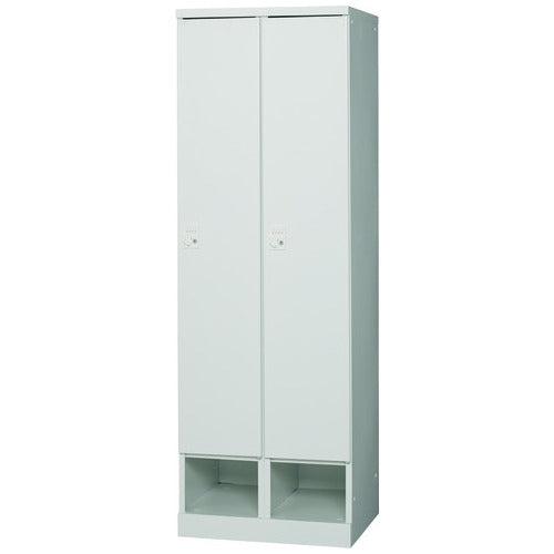 PLUS（プラス）オフィス家具 RLKロッカー RLK-TKD260-WTW 2人用 ホワイト　