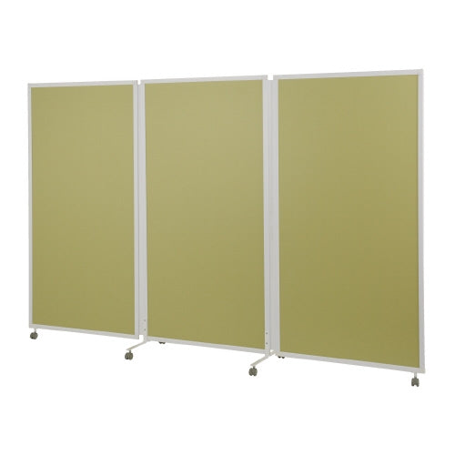 PLUS（プラス）オフィス家具 MJパネル3連スクリーン MJ-77 Yグリーン　4968644265468