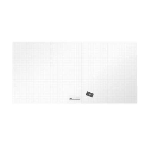 PLUS（プラス）オフィス家具 抗菌ホワイトマグネットシート　暗線　4L　4967576692519