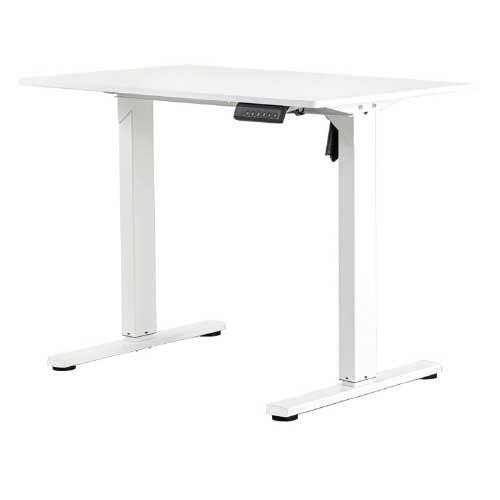 PLUS（プラス）オフィス家具 電動昇降デスクメモリー付 W1000mm ホワイト　
