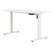 PLUS（プラス）オフィス家具 電動昇降デスクメモリー付 W1400mm ホワイト　