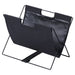 PLUS（プラス）オフィス家具 サイドバッグスタンド ターポリン 黒　4971881184416