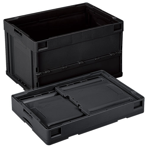 PLUS（プラス）オフィス家具 リサイクルPP配合折りたたみコンテナー CB-S51NR　4534889426584