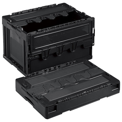 PLUS（プラス）オフィス家具 リサイクルPP配合折りたたみコンテナー CF-S51NR　4534889426607
