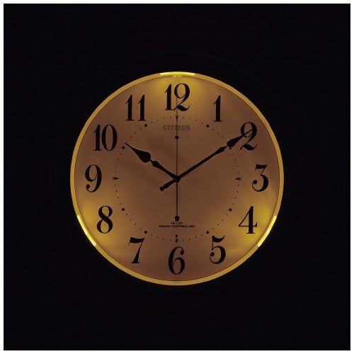 PLUS（プラス）オフィス家具 暗所自動点灯電波時計 4MYA36-065　4904771906218