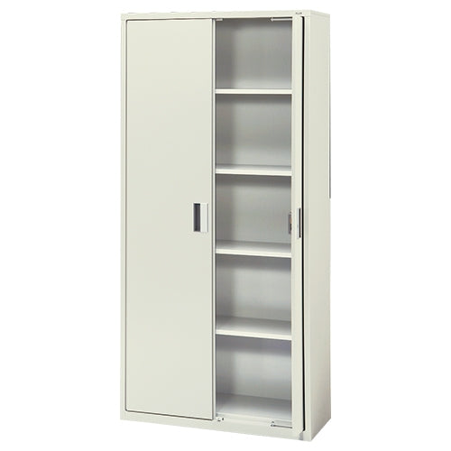 PLUS（プラス）オフィス家具 KR マジック扉書庫 SS-307M LGY　4942988600185