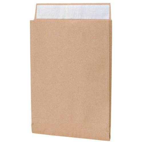 スーパーバッグ 薄マチ宅配袋 ポストイン 茶  0235000900 4901683037283