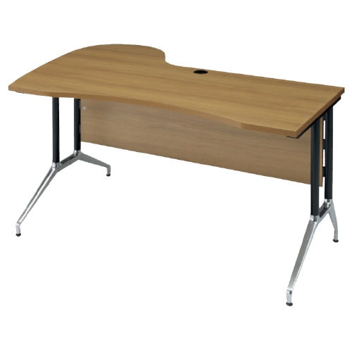 PLUS（プラス）オフィス家具 ラウンド平机 JX-1510RH-L T2　