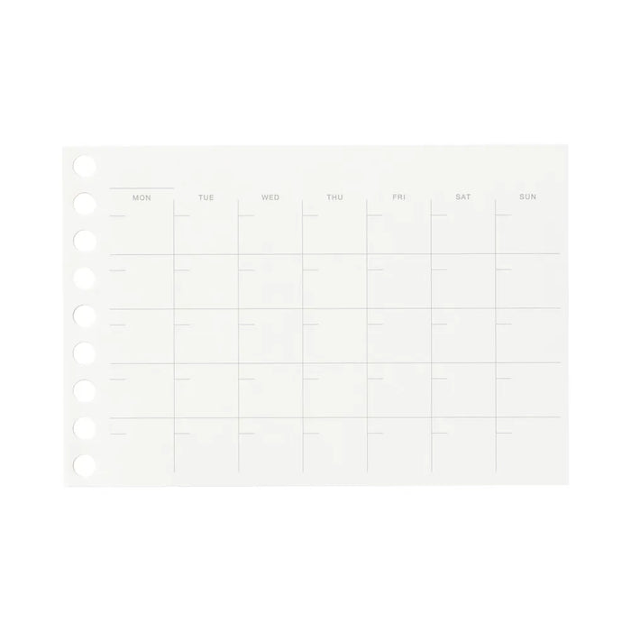 Maruman Losbladig Gemakkelijk te schrijven losbladige mini maandelijkse gratis agenda L1448 4979093144808