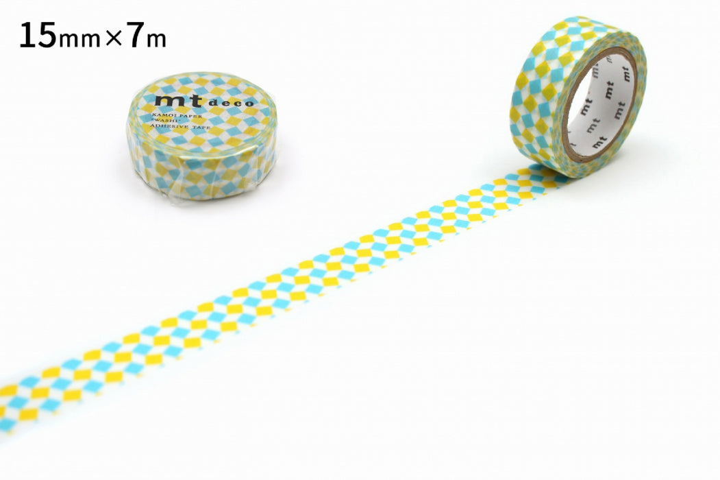 カモ井 スクエア・イエロー MT01D178R カモ井加工紙 マスキングテープ Kamoi MT01D178R　4971910274347（10セット）